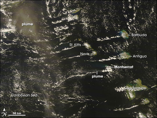 Activity on Soufriere Hills Volcano