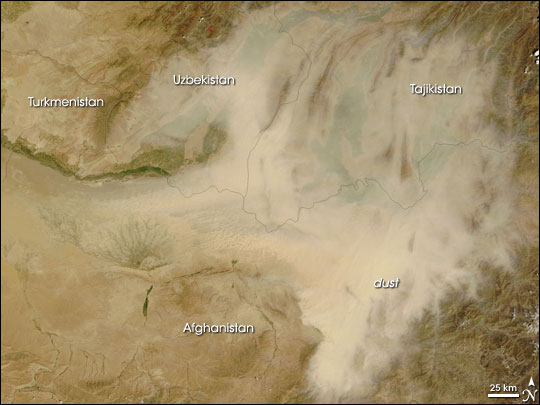 Dust Storms in Afghanistan and Pakistan