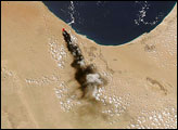 Smoke over Libya