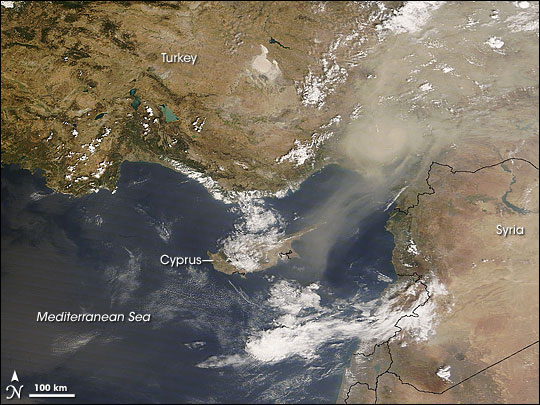 Dust near Cyprus - related image preview
