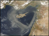 Dust near Cyprus