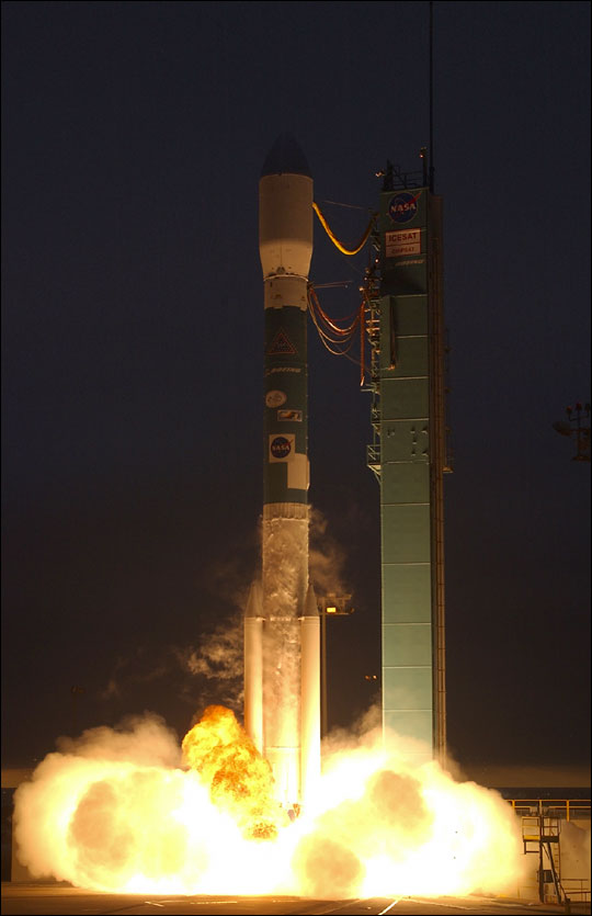 ICESat Launches from Vandenberg Air Force Base