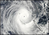 Tropical Cyclone Erica Off New Caledonia