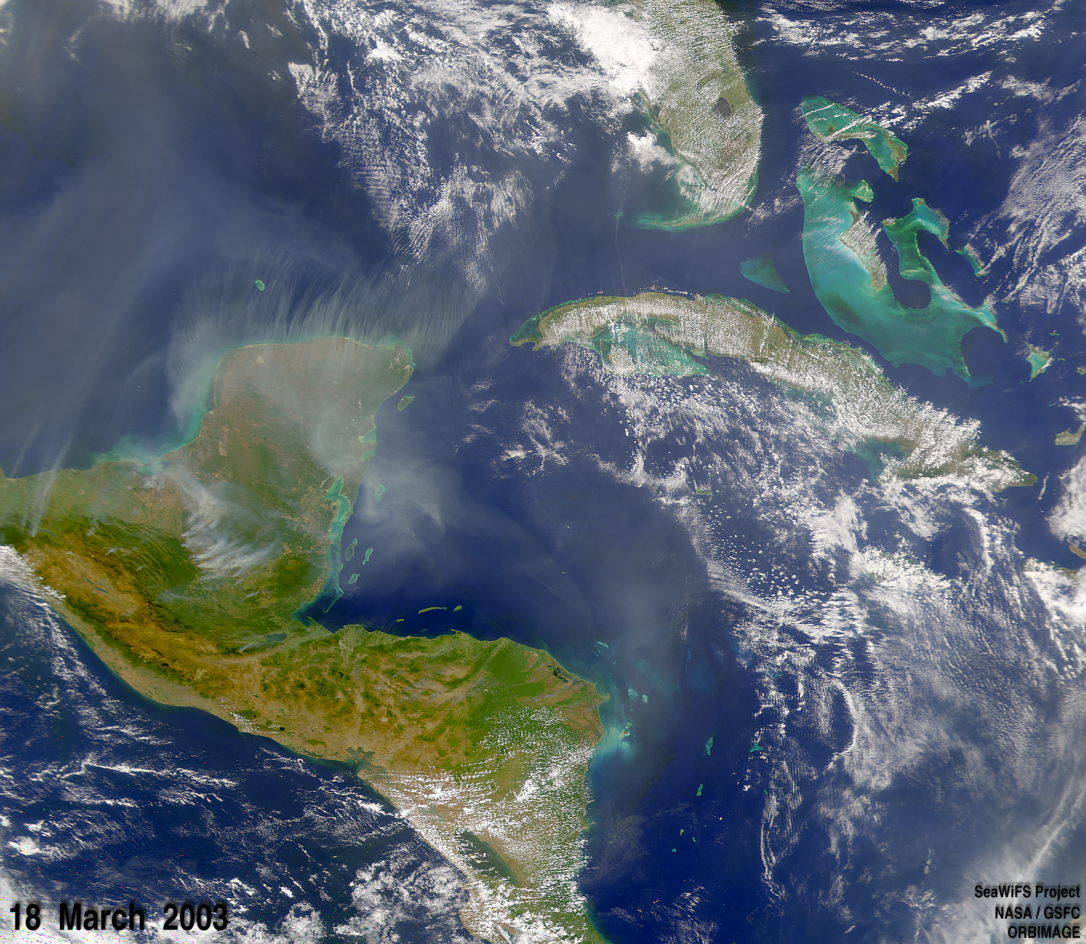 Smoke Across the Yucatan and Central America - related image preview