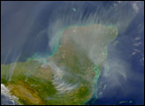 Smoke Across the Yucatan and Central America