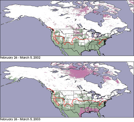 Mapping North America&#8217;s Wintry Weather