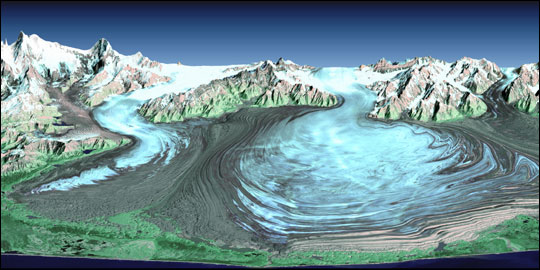 Malaspina Glacier, Alaska