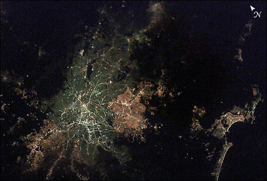 Sao Paulo, Brazil, at Night