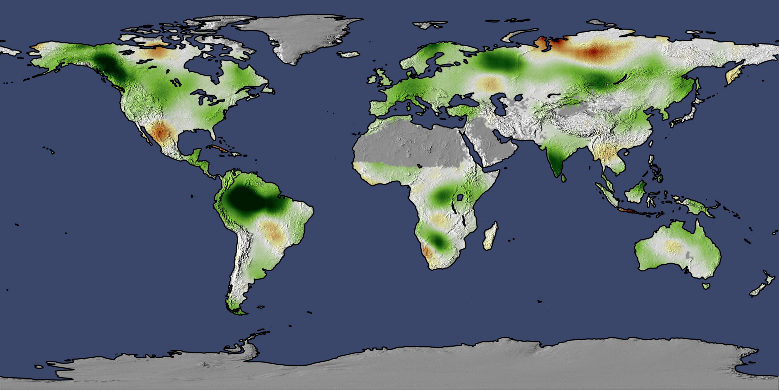 Change in Global Plant Productivity - related image preview