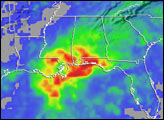 Rainfall Totals from Tropical Storm Bill