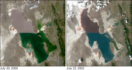 Drought Dwindles the Great Salt Lake