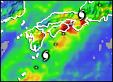 Typhoon Etau Sweeps Across Japan