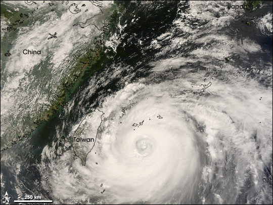 Typhoon Sinlaku