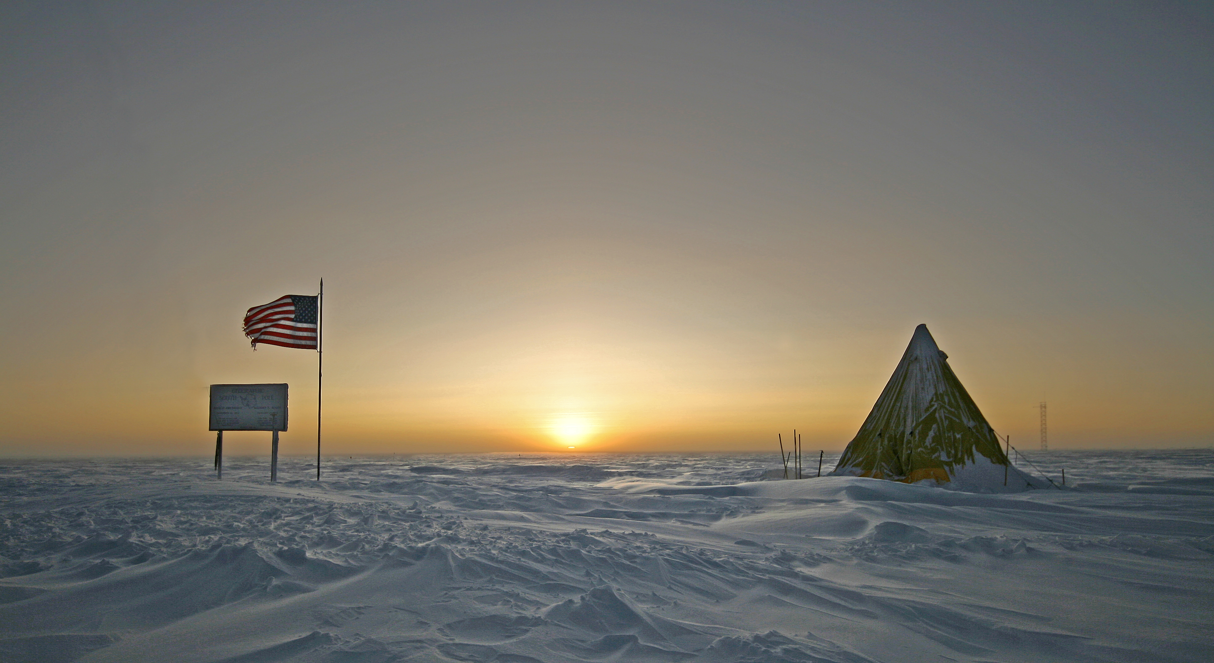 Spring Sunrise Over South Pole - related image preview