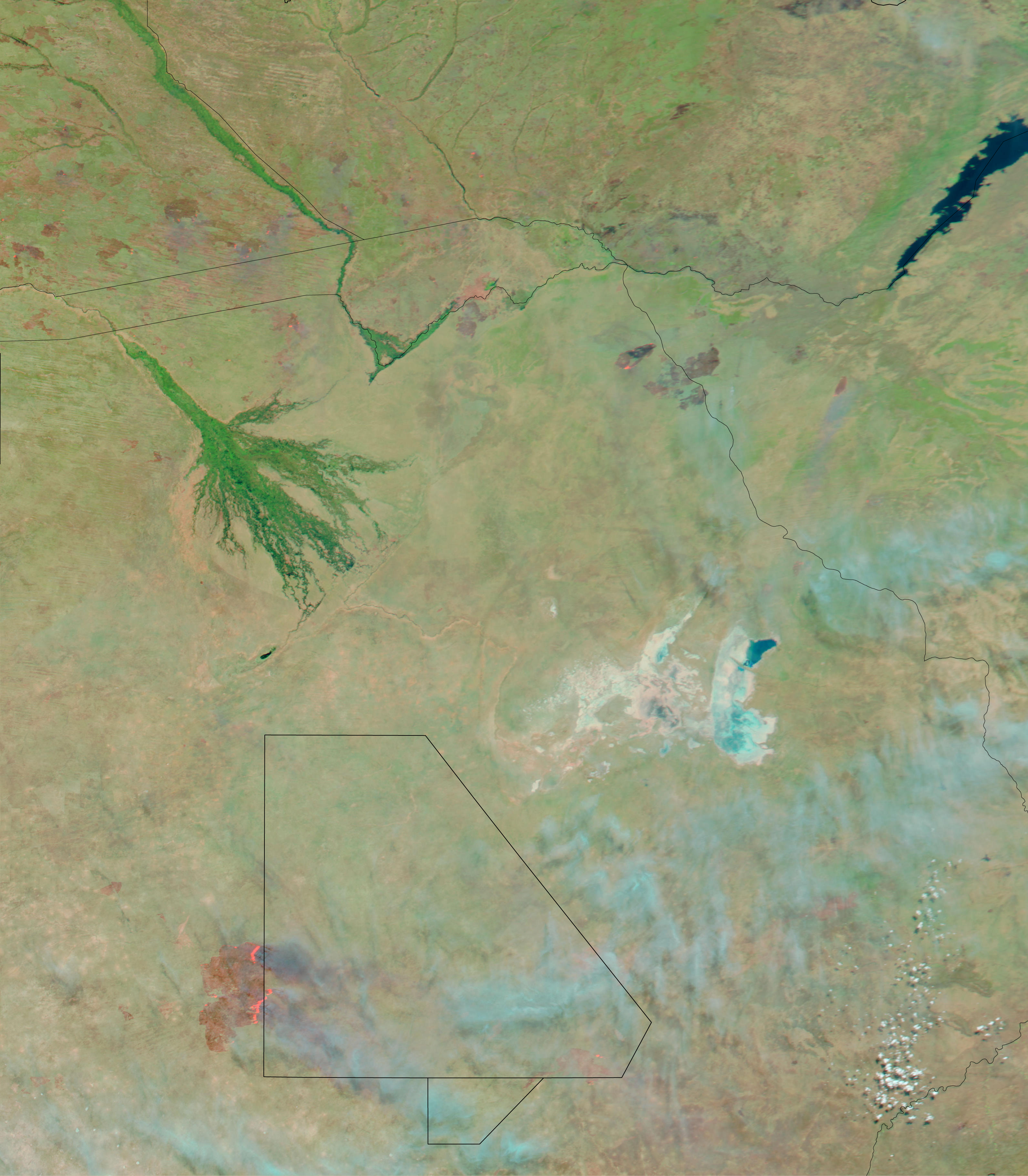 Huge Bushfire in the Kalahari - related image preview