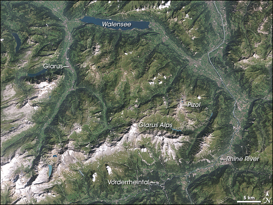 Glarus Overthrust, Switzerland