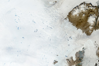 Melt Ponds, Northeastern Greenland - related image preview