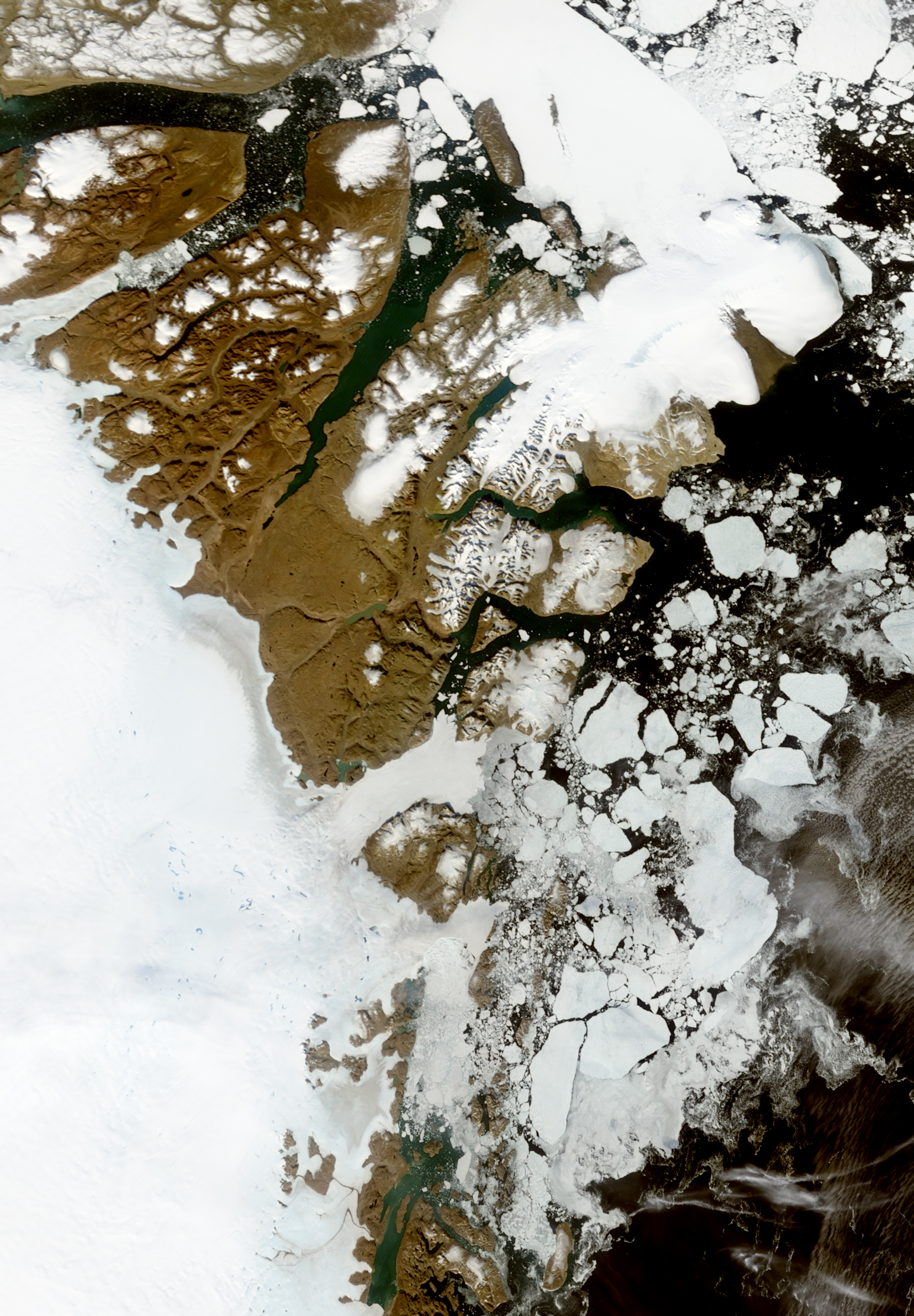 Melt Ponds, Northeastern Greenland - related image preview