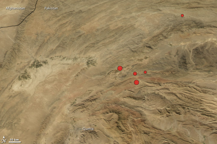 6.4 Magnitude Earthquake Near Quetta, Pakistan 
