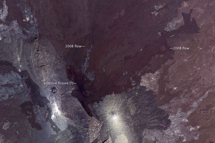 Lava Flow from Erta Ale Range, Ethiopia