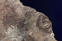 Volcanoes on Baja California Peninsula