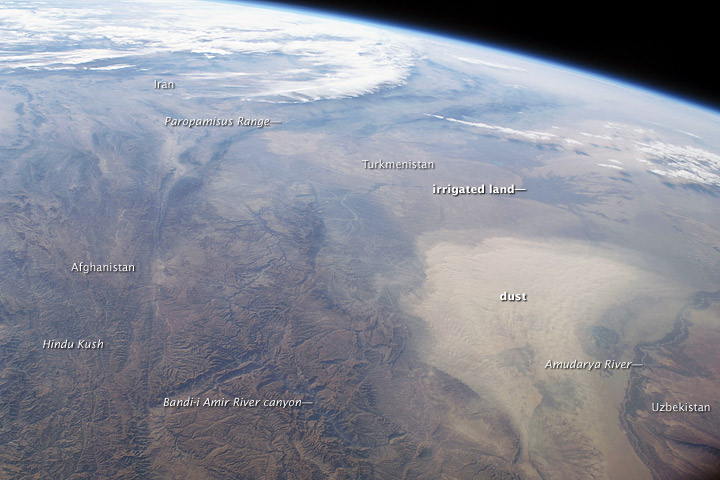 Dust Storm, Turkmenistan, Central Asia