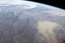 Dust Storm, Turkmenistan, Central Asia