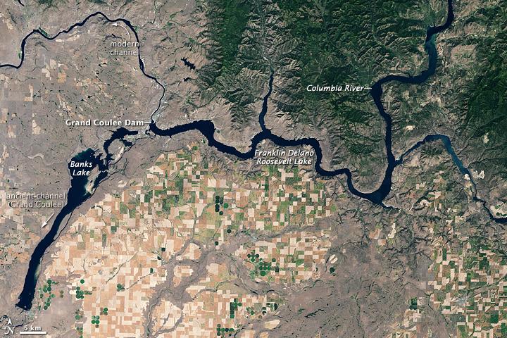 Grand Coulee Dam Map - Sibyl Fanechka