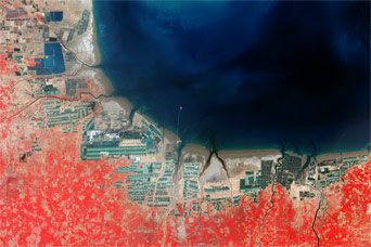Aquaculture and Salt Production near Bo Hai, China - related image preview
