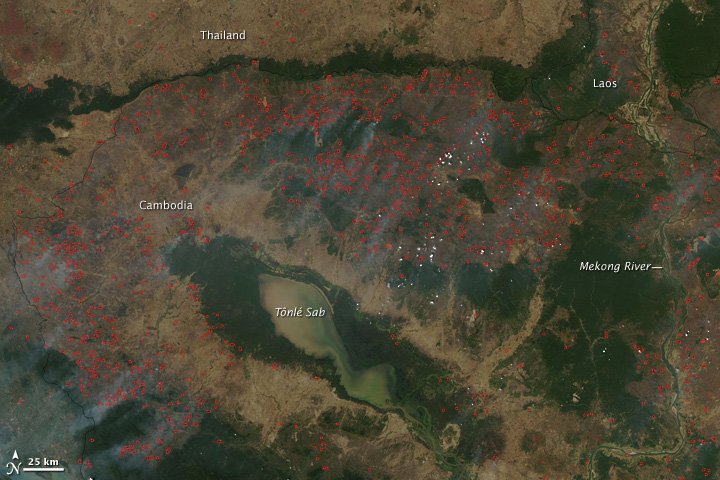 Fires in Cambodia