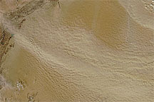 Dust Plumes over the Taklimakan Desert