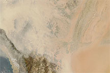 Dust Storm over the Arabian Peninsula