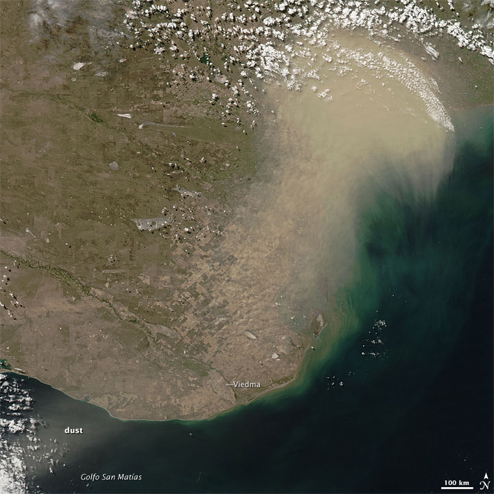 Dust Storm over Argentina