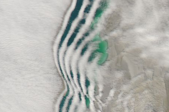 Unusual Wave Clouds over the Aral Sea - related image preview