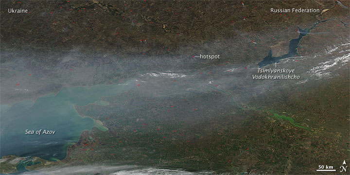 Haze over the Sea of Azov