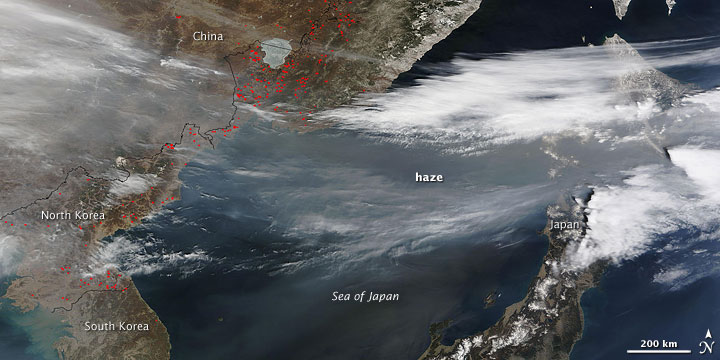 Haze over the Sea of Japan