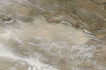 Dust Storm in China and Mongolia
