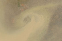 Dust Storm over Sudan