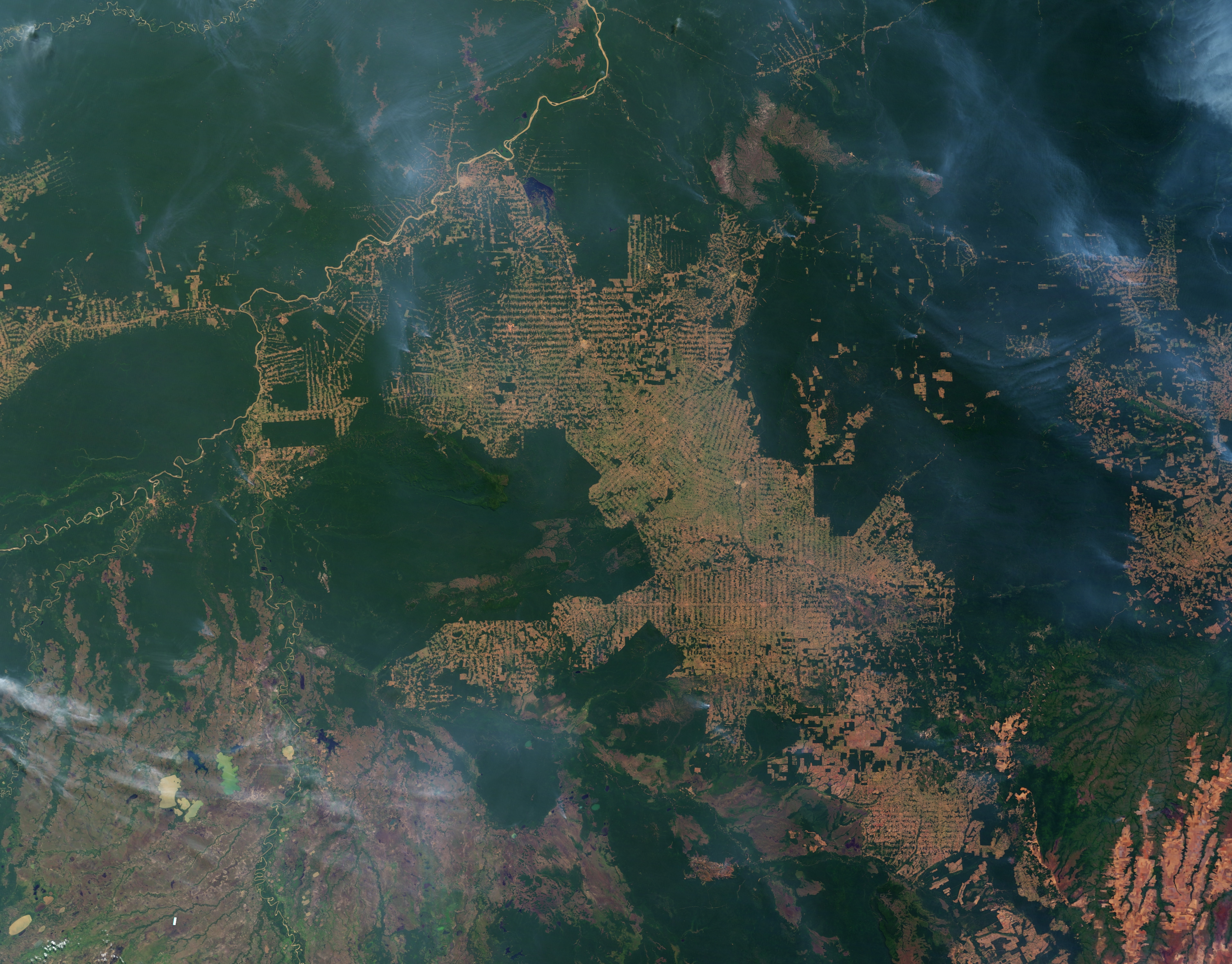 Fires and Deforestation on the Amazon Frontier, Rondonia, Brazil - related image preview