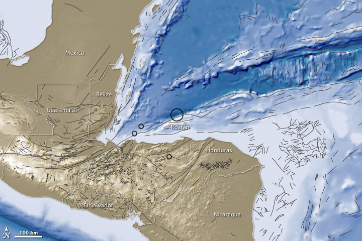 7.3-Magnitude Quake off the Honduras Coast