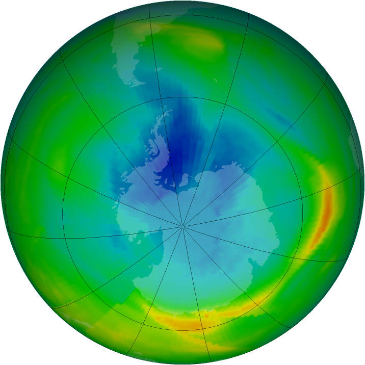 Antarctic Ozone Hole: 1979 to 2008 - related image preview