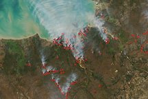 Fires in Australia’s Kakadu National Park