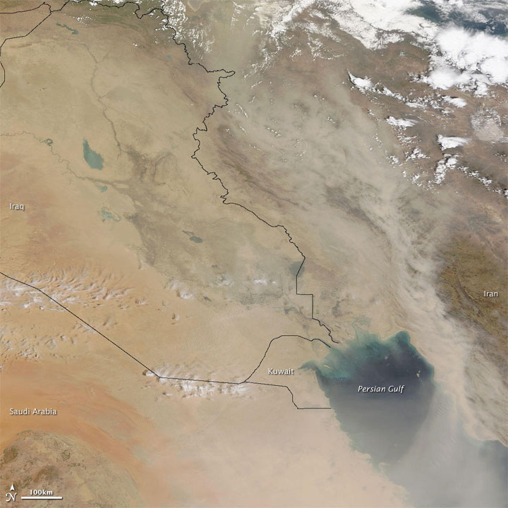Dust Storm in the Middle East