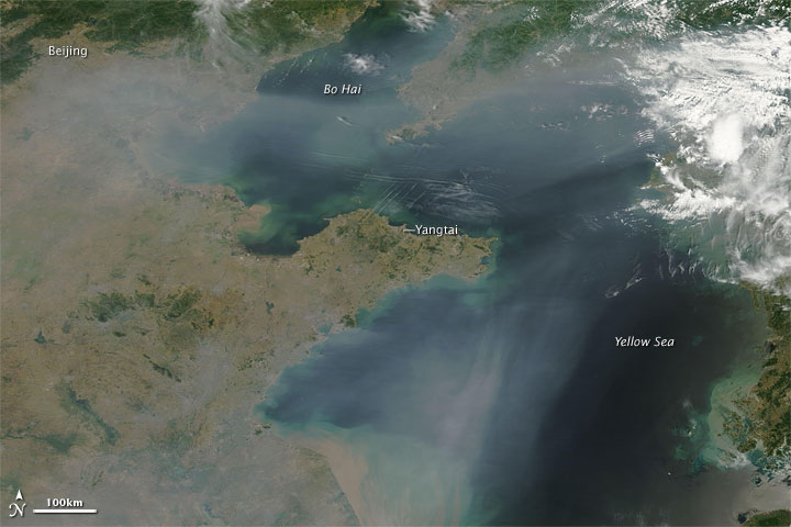 Haze over Eastern China