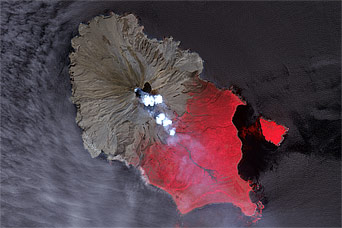 Eruption of Sarychev Peak, Kuril Islands - related image preview