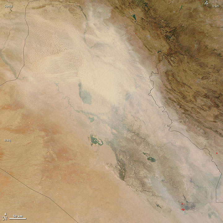 Dust Storm over Iraq