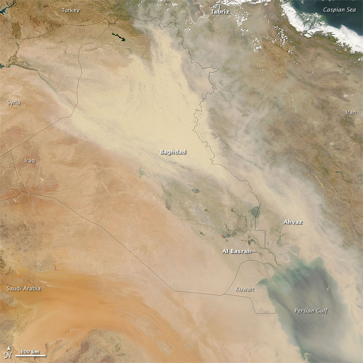 Dust Storm over Iraq