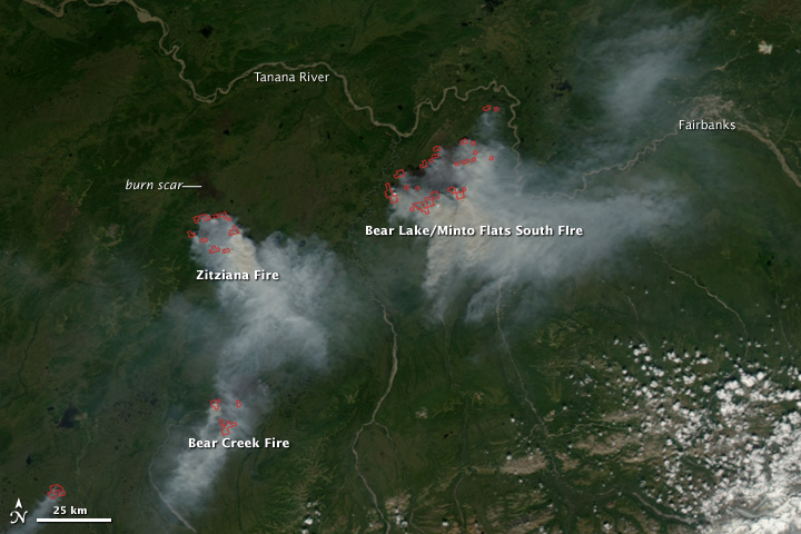 Fires in Interior Alaska