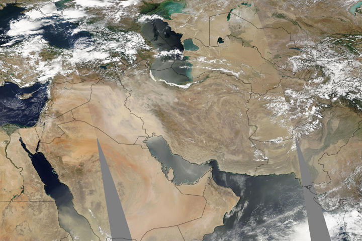 Dust Storm over Iraq and Iran - related image preview