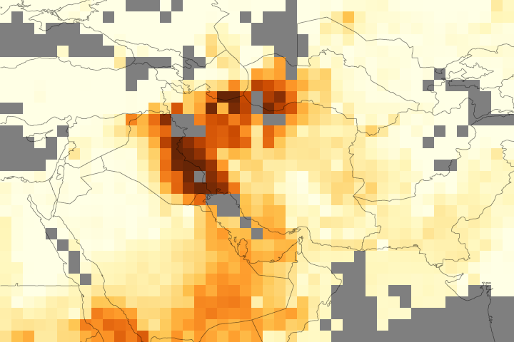 Dust Storm over Iraq and Iran - related image preview